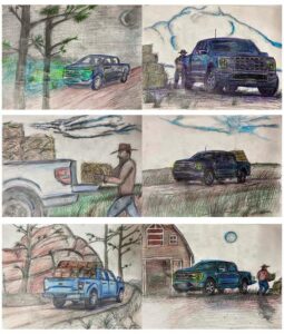 Ford F-150 Advertising Storyboards. Storyboard Artist - MisterPhoton.com